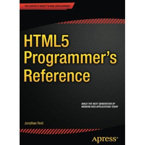 HTML5 Programmer's Reference [Paperback]