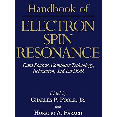 Handbook of Electron Spin Resonance: Vol. 1 [Hardcover]