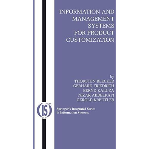 Information and Management Systems for Product Customization [Hardcover]