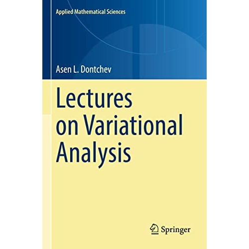 Lectures on Variational Analysis [Paperback]