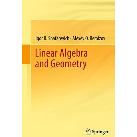 Linear Algebra and Geometry [Paperback]