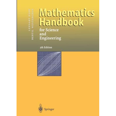 Mathematics Handbook for Science and Engineering [Paperback]