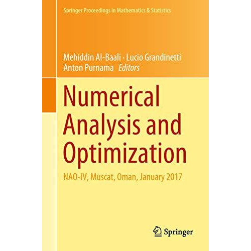 Numerical Analysis and Optimization: NAO-IV, Muscat, Oman, January 2017 [Hardcover]