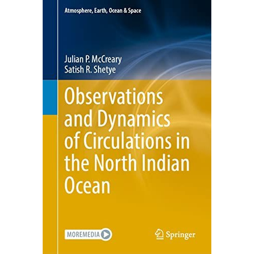 Observations and Dynamics of Circulations in the North Indian Ocean [Hardcover]