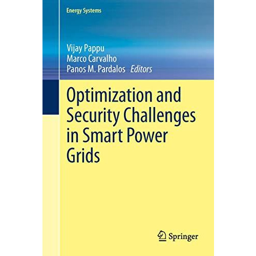 Optimization and Security Challenges in Smart Power Grids [Hardcover]