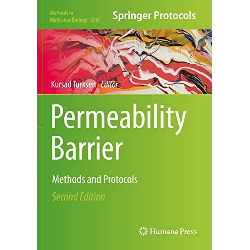 Permeability Barrier: Methods and Protocols [Paperback]