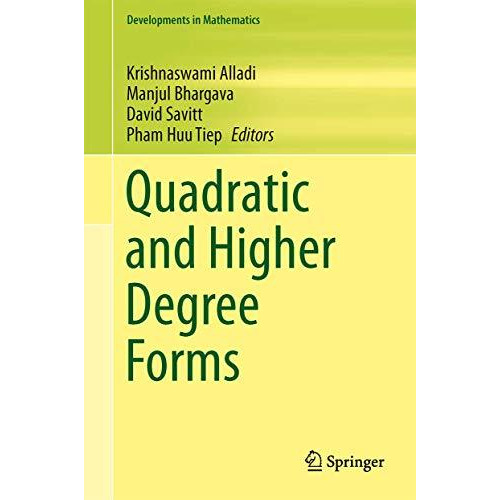 Quadratic and Higher Degree Forms [Hardcover]