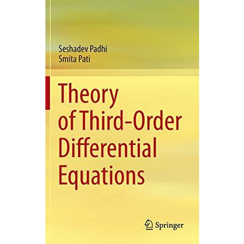 Theory of Third-Order Differential Equations [Hardcover]