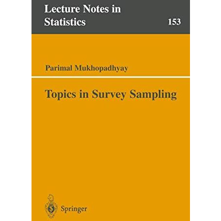 Topics in Survey Sampling [Paperback]