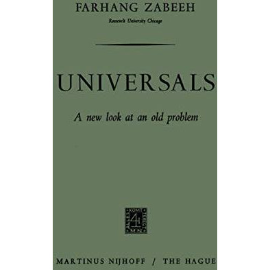 Universals: A New Look at an Old Problem [Paperback]