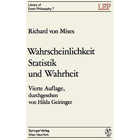 Wahrscheinlichkeit Statistik und Wahrheit [Paperback]