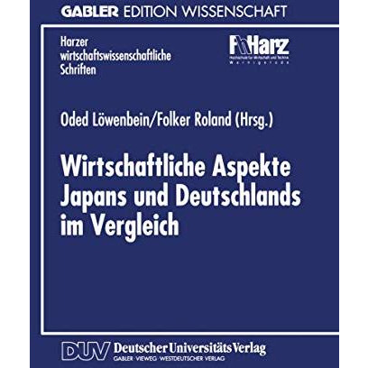 Wirtschaftliche Aspekte Japans und Deutschlands im Vergleich [Paperback]