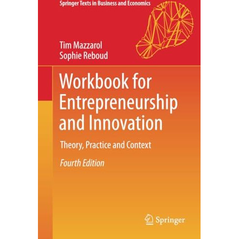 Workbook for Entrepreneurship and Innovation: Theory, Practice and Context [Paperback]