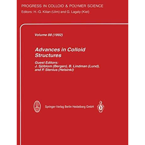 Advances in Colloid Structures [Paperback]