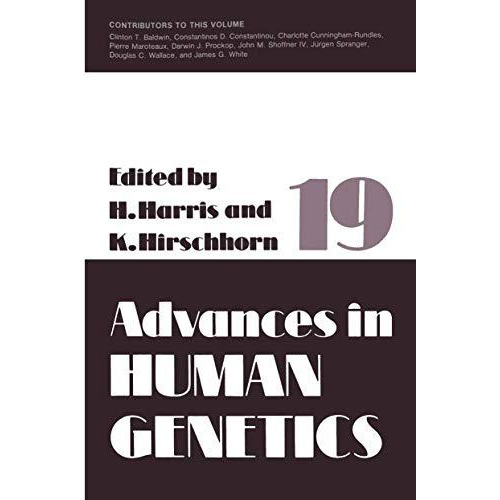 Advances in Human Genetics [Paperback]