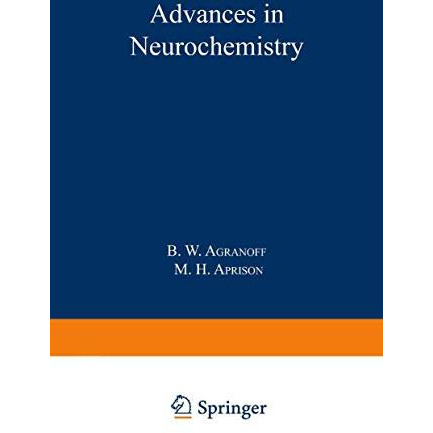 Advances in Neurochemistry [Paperback]