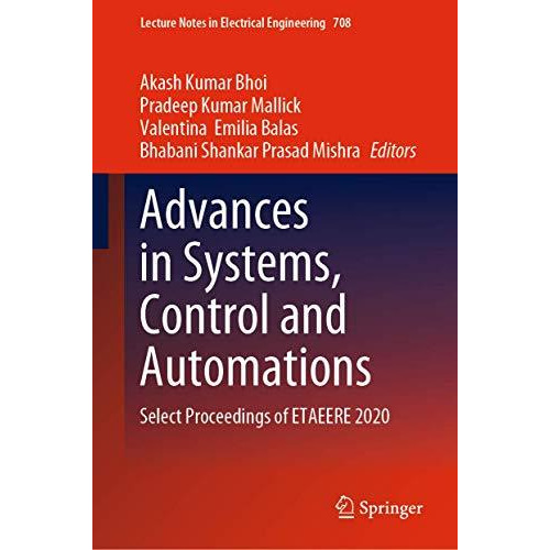 Advances in Systems, Control and Automations: Select Proceedings of ETAEERE 2020 [Hardcover]