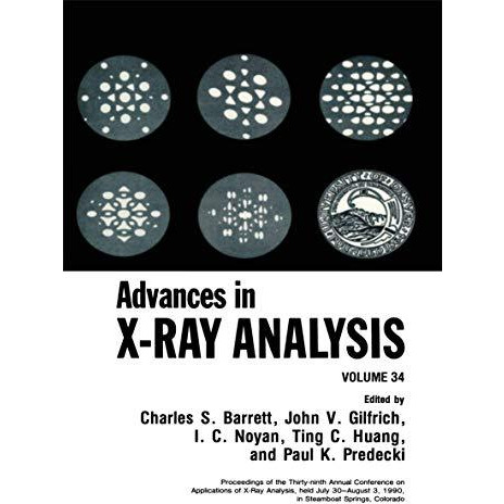 Advances in X-Ray Analysis [Paperback]