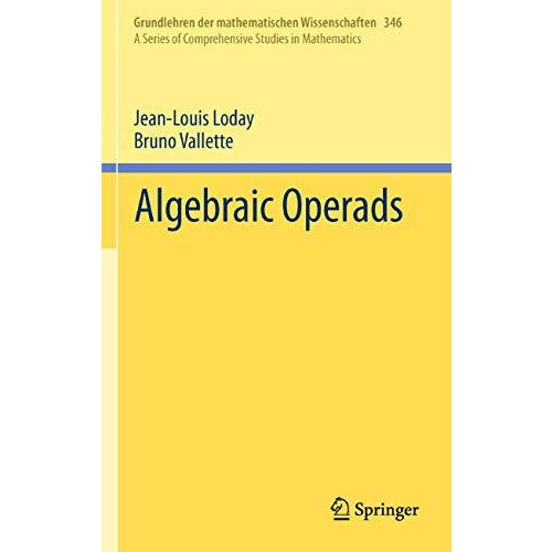 Algebraic Operads [Hardcover]