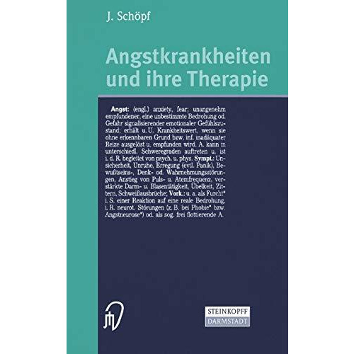 Angstkrankheiten und ihre Therapie [Paperback]