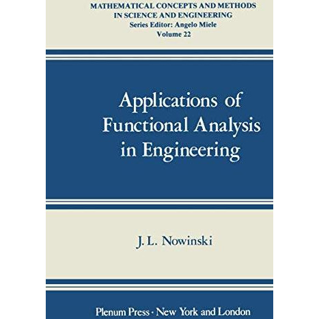 Applications of Functional Analysis in Engineering [Paperback]