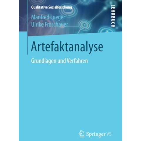 Artefaktanalyse: Grundlagen und Verfahren [Paperback]