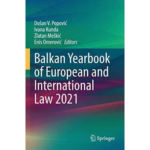 Balkan Yearbook of European and International Law 2021 [Paperback]