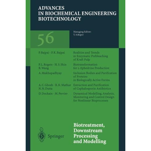 Biotreatment, Downstream Processing and Modelling [Paperback]