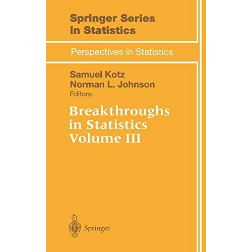 Breakthroughs in Statistics [Paperback]