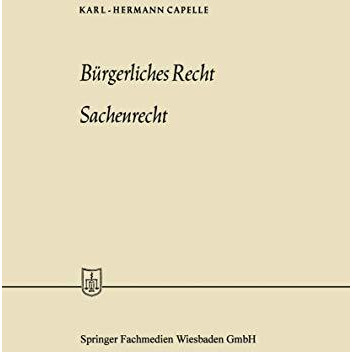 B?rgerliches Recht Sachenrecht [Paperback]