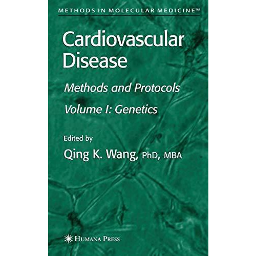 Cardiovascular Disease, Volume 1: Genetics [Paperback]