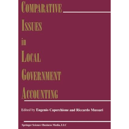 Comparative Issues in Local Government Accounting [Paperback]