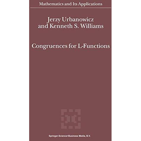 Congruences for L-Functions [Hardcover]