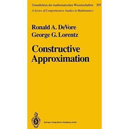 Constructive Approximation [Hardcover]