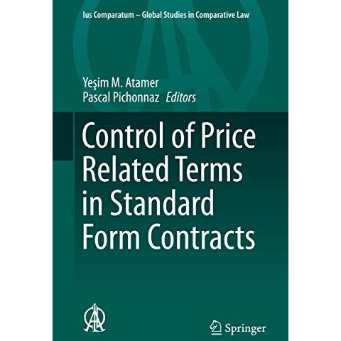 Control of Price Related Terms in Standard Form Contracts [Hardcover]