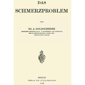 Das Schmerzproblem [Paperback]