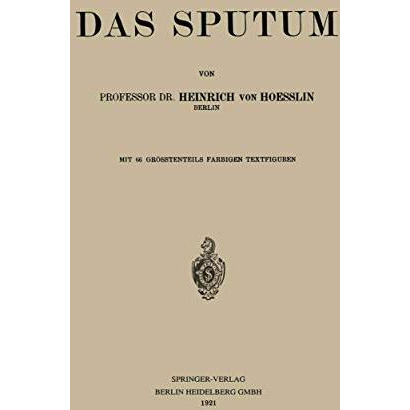 Das Sputum [Paperback]