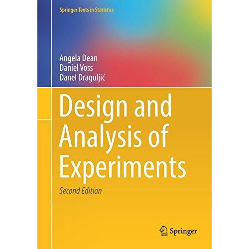 Design and Analysis of Experiments [Paperback]