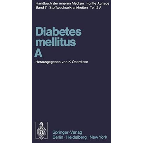 Diabetes mellitus ? A [Paperback]