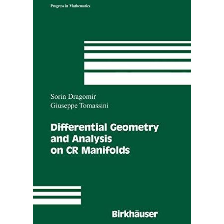 Differential Geometry and Analysis on CR Manifolds [Hardcover]