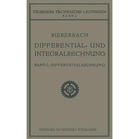 Differential- und Integralrechnung: Differentialrechnung [Paperback]