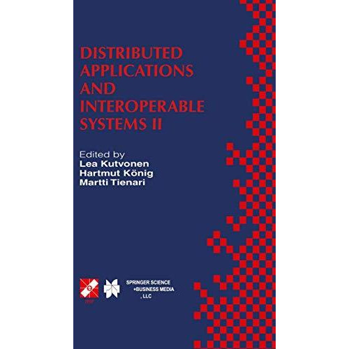 Distributed Applications and Interoperable Systems II: IFIP TC6 WG6.1 Second Int [Paperback]