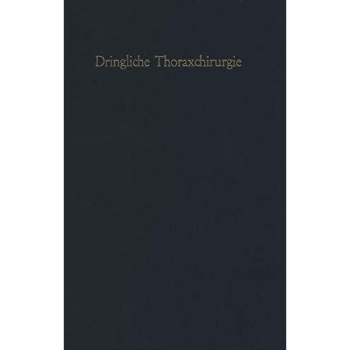 Dringliche Thoraxchirurgie [Paperback]