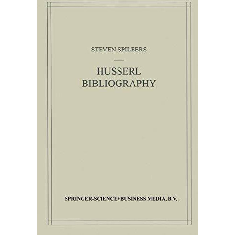 Edmund Husserl Bibliography [Hardcover]