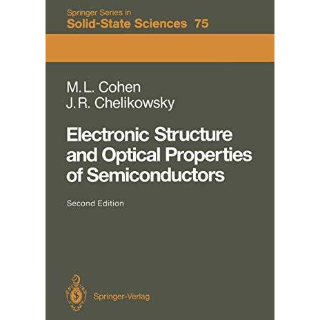 Electronic Structure and Optical Properties of Semiconductors [Paperback]