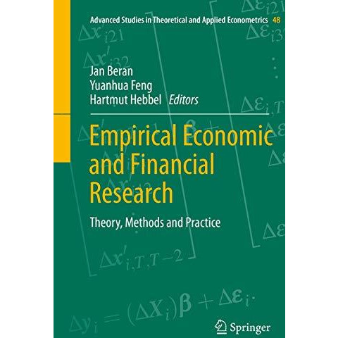 Empirical Economic and Financial Research: Theory, Methods and Practice [Paperback]