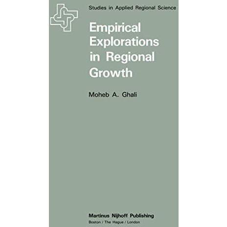 Empirical Explorations in Regional Growth [Paperback]