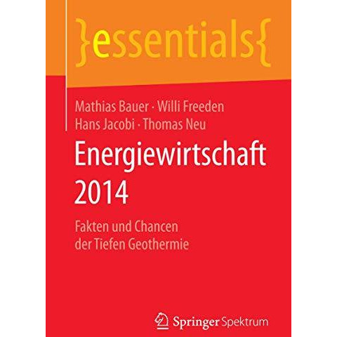 Energiewirtschaft 2014: Fakten und Chancen der Tiefen Geothermie [Paperback]