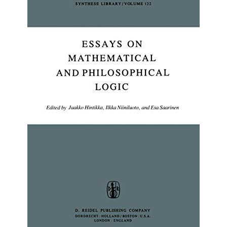 Essays on Mathematical and Philosophical Logic: Proceedings of the Fourth Scandi [Paperback]