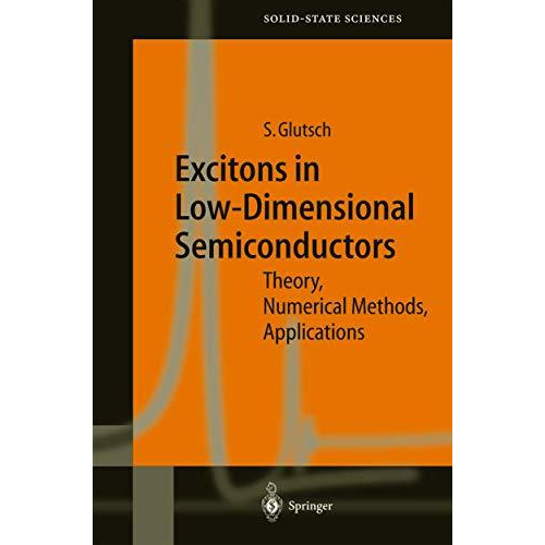 Excitons in Low-Dimensional Semiconductors: Theory Numerical Methods Application [Paperback]